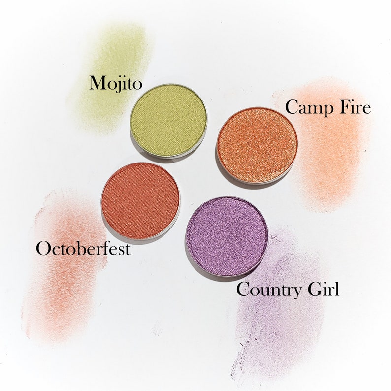 SINGLE Pressed Mineral Eye Shadow Gluten Free Vegan Pick Your Color Bild 8