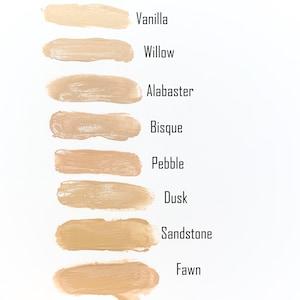 4 Pc SAMPLE SET Liquid Foundation - Natural Mineral Makeup Vegan Gluten ...