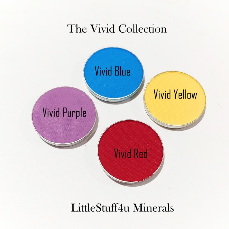 SINGLE Pressed Mineral Eye Shadow Gluten Free Vegan Pick Your Color Bild 10