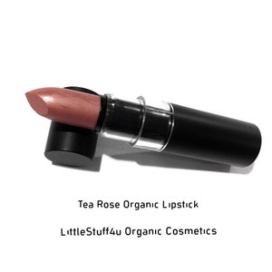 TEA ROSE Natural ORGANIC Lipstick Botanical Vegan Gluten Free image 4