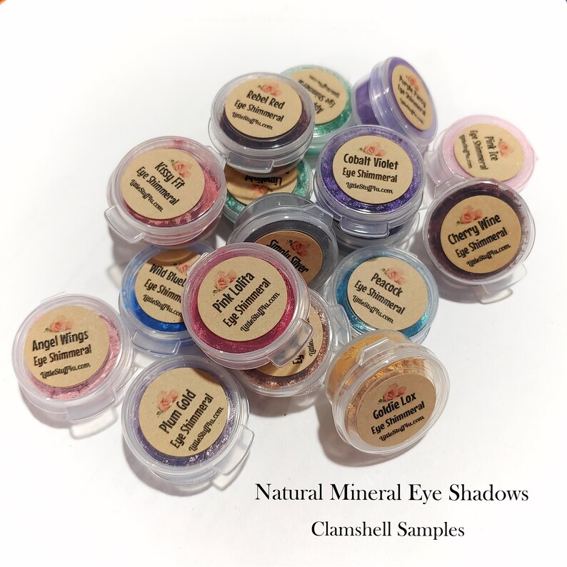 PIXIE PEACH Mineral Eye Shadow Natural Makeup Gluten Free Vegan Face Color image 4