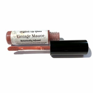 VINTAGE MAUVE Natural Lip Gloss | Botanical Lip Glaze