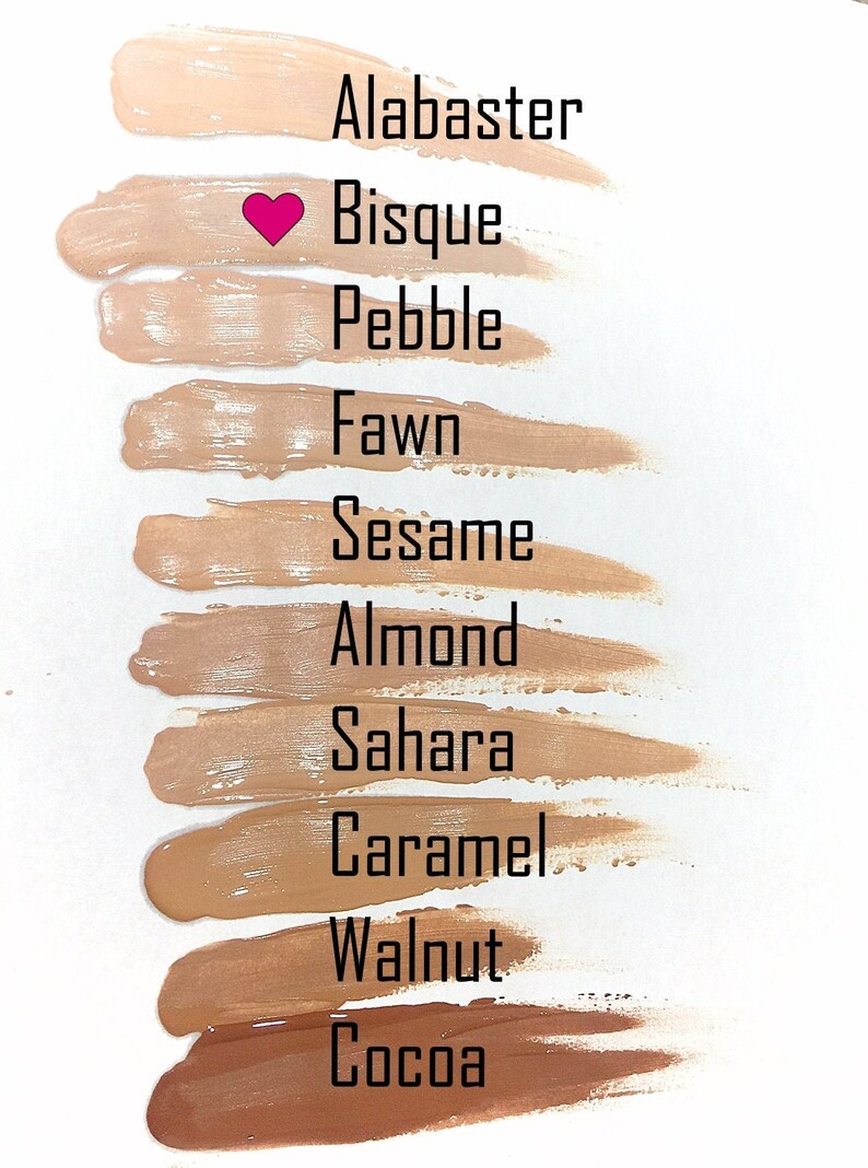 BISQUE Liquid Foundation Natural Organic Makeup Vegan Gluten Free image 6