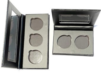 3 Sizes EMPTY Paperboard EYE Makeup Compacts | Eco Friendly Refillable Case DIY