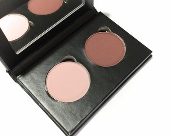 PINK WINE Eye Shadow Duo Pressed Mineral Makeup Eco Friendly