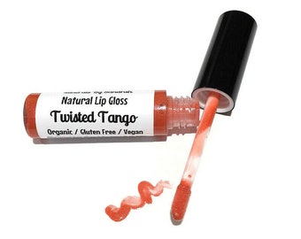 TWISTED TANGO Natural Lip Gloss - Botanical Lip Glaze