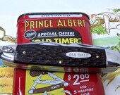 1968-1973 Prince Albert Ulster Old Timer Offer Pocket Knife 114 OT Camper by Schrade Walden