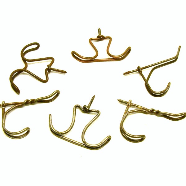 Old Timey Closet Collection Wire Coat Hooks Under Shelf Closet Hooks