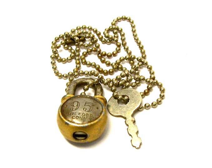 Walsco USA Old 95 Petite Lock and Key Etsy