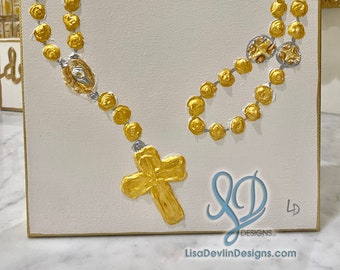 Rosary. First Communion, Confirmation, Baptism