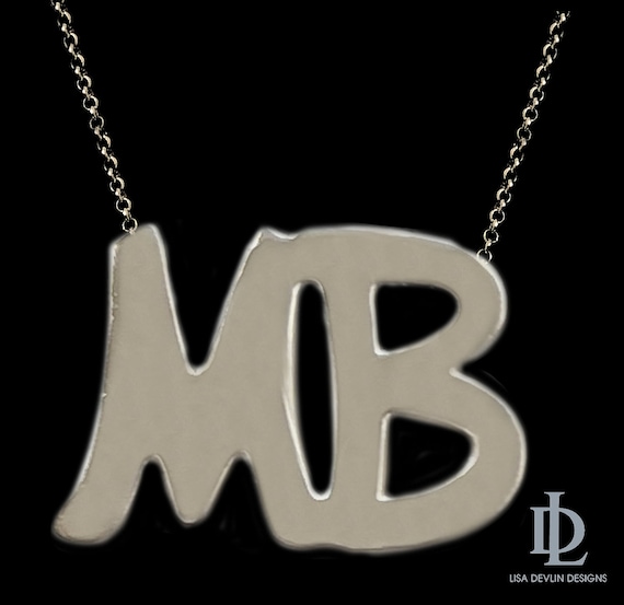 Devalyn long necklace shop in silver
