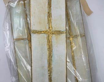 Thin Cross on Canvas
