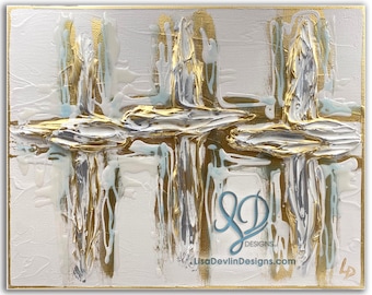 Crosses Gold Silver and White