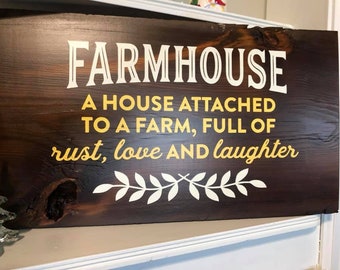 Salvaged Barn Wood Painted Wall Decor | Farmhouse Decor | Painted Wood Sign | Rustic Decor | Chalk Paint Sign