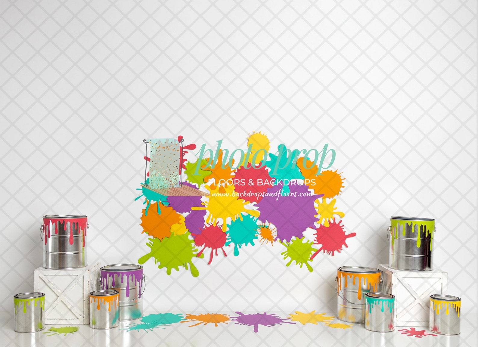 Paint Splatter Photography Backdrop - Painting, Painter, Splats ...
