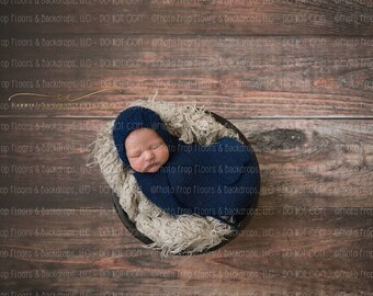 Brown Wide Wood Floor Photography Floordrop Backdrop - Vinyl, Non Skid Floormat, Poly Paper, Stretch Fleece Photo Background Faux Floor Drop
