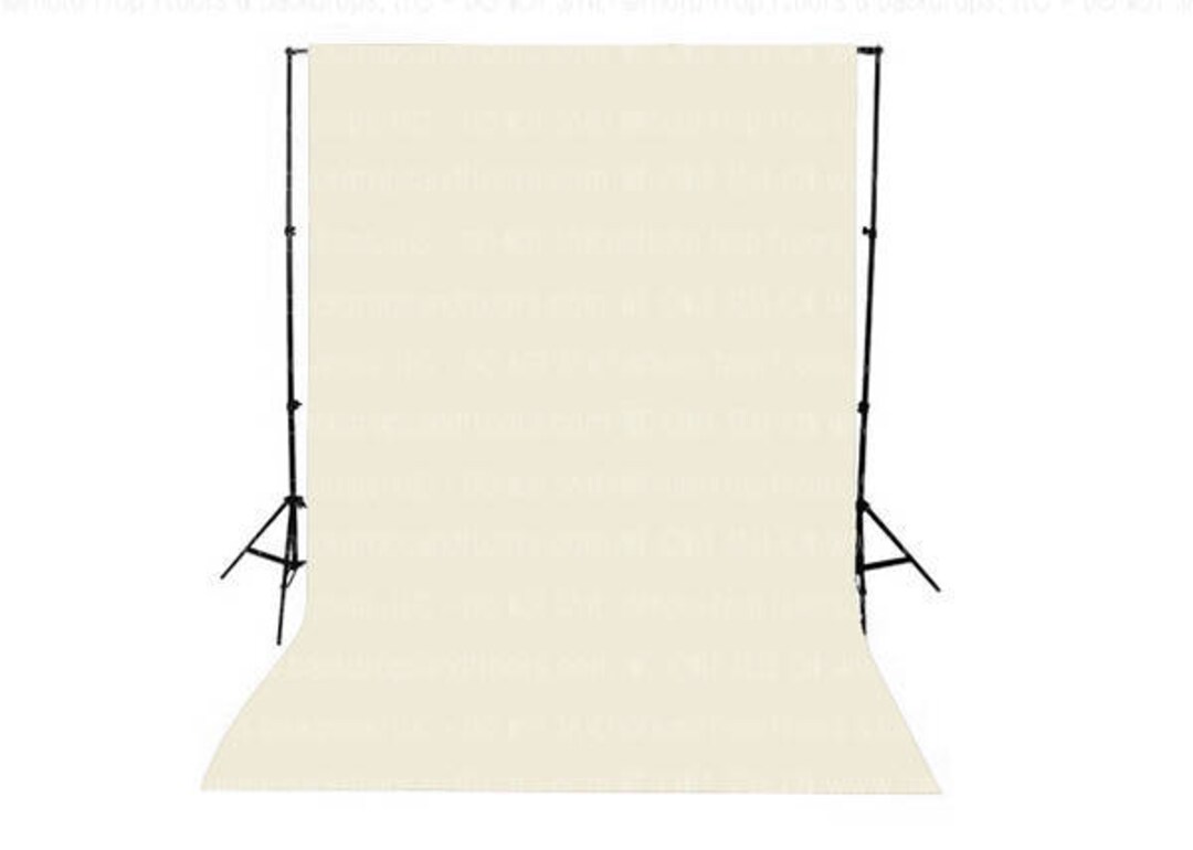 Ivory Bone Solid Color Seamless Matte Finish Fabric Photography