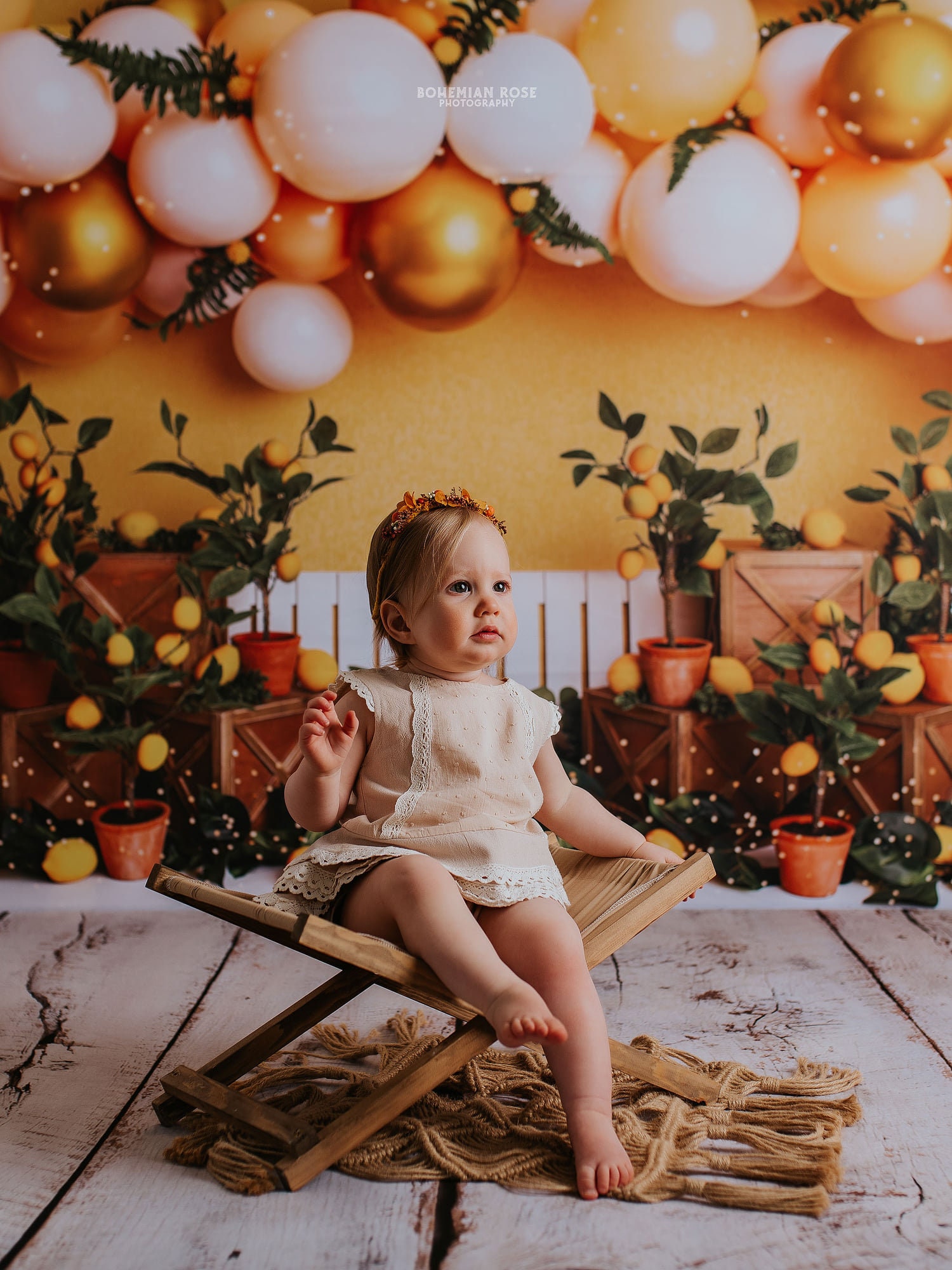 Lemons Photography Backdrop, Lemonade Stand Cake Smash, Two Sweet