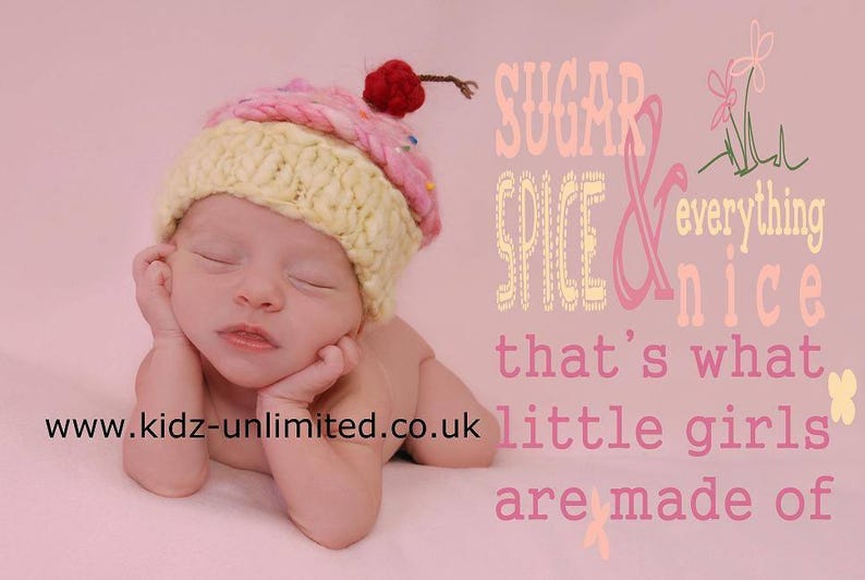 DIGITAL DOWNLOAD Baby Girl Text Overlays Words Quotes Etsy