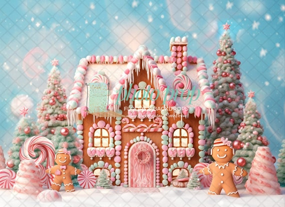 ## 6. Gingerbread House Backdrop