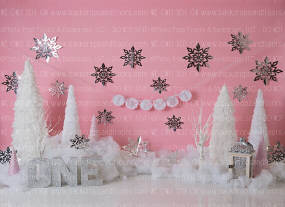Winter Onederland Decorations Girl, 1st Birthday Girl, Snowflake Confe