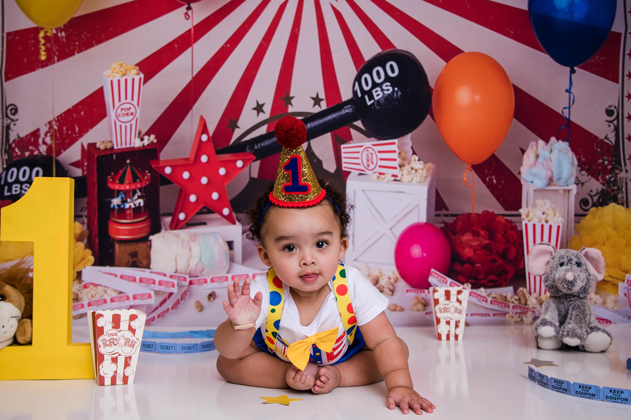 Vintage Red & White Circus Tent Photography Backdrop - Big Top ...