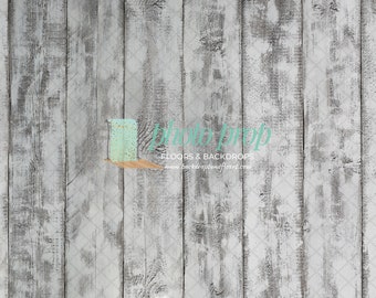 Grey Wood Floor Photography Floordrop Backdrop - Vinyl, Non Skid Floormat, Poly Paper, Stretch, Fleece, Photo, Background, Faux Floor Drop