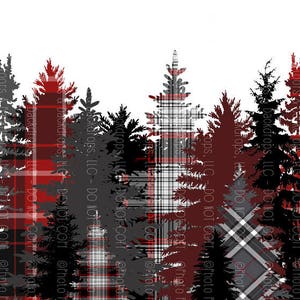 Plaid Lumberjack Photography Backdrop - Forest, Trees, Camping ...