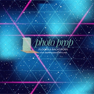80s and 90s Laser Beam Photography Backdrop - Photo Booth, Party, Event, Retro, Vintage, Birthday 80's, 90's Glamour cheesy neon Cake smash