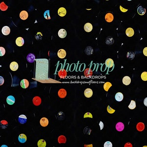 Vintage Records Backdrop - Music, Rock and Roll, Albums, LP, Musician, Dance, Player, Stereo, Bass, Musical, Retro, Party, Groovy, Sing