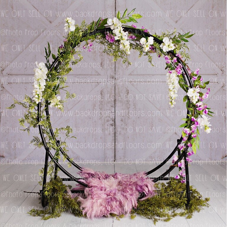 DIGITAL DOWNLOAD: Backdrop, Background, Props, Newborn Flower Arch ...