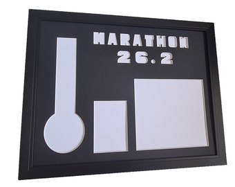 Rama ekspozycyjna Marathon odpowiednia na medal numerowy i zdjęcie
