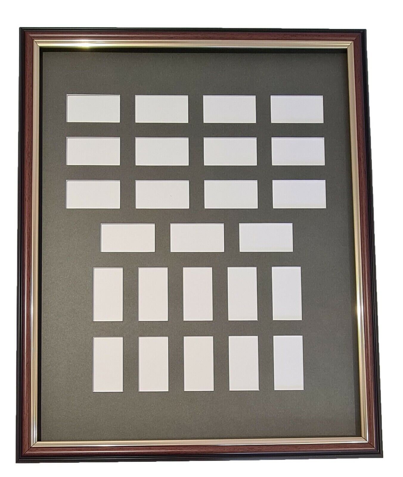 cigarette card mounts Mounting & Framing Kit for 25 or 50 Cigarette Cards Sets (custom Cut)