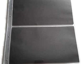 Album z okładką First Day Cover, podwójne strony FDC z czarnymi wkładkami (opakowanie 10 lub 25 sztuk)