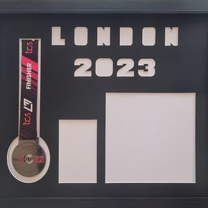 Your Choice of Marathon Display frame for number , medal & photo