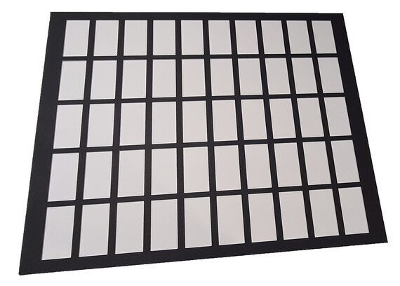 how to display cigarette cards Mounting & Framing Kit for Cigarette Cards Sets Black