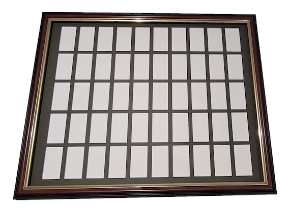Mounting & Framing Kit for 25 or 50 Cigarette Cards Sets (custom Cut)