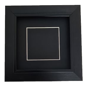 Square Instagram Black Photo Frame & Mount 6&quot; x 6&quot; - 12&quot; x 12&quot;