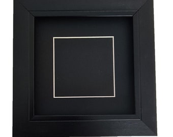 Square Instagram Black Photo Frame & Mount 6" x 6" - 12" x 12"