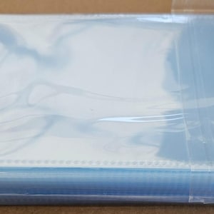 Postkartenhüllen Taschen Durchsichtige Kunststoff-Geldbörsen für Vintage Karten oder Fotos Aufbewahrung 15,5 x 10,5 cm säurefreier Schutz