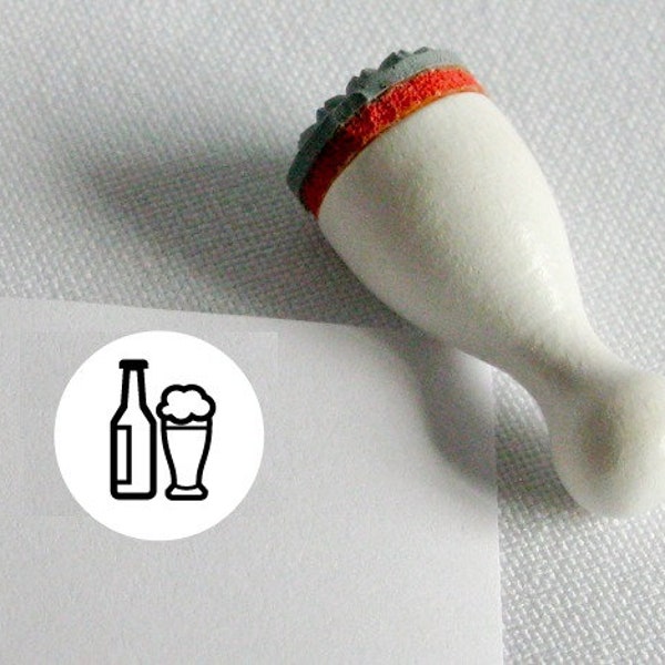 Stempel Bierflasche