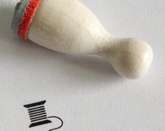Mini-stamp yarn roll