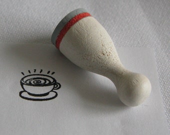Ministempel  " Cappuccino Tasse "