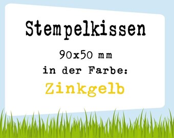 Stempelkissen Zinkgelb