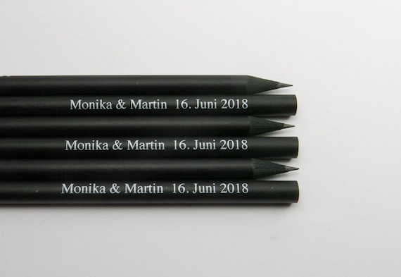 Exclusive Black Pencils With Your Text 