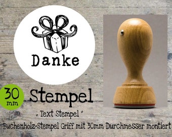 Geschenk Danke Stempel