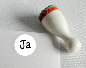 Ministempel Ja Textstempel