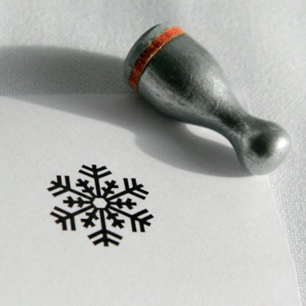 Ministempel  Schneeflocke