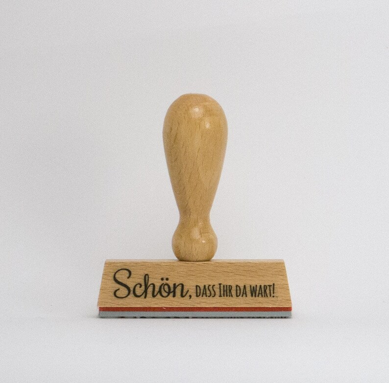 Stempel Schön dass ihr da wart Etsy.de