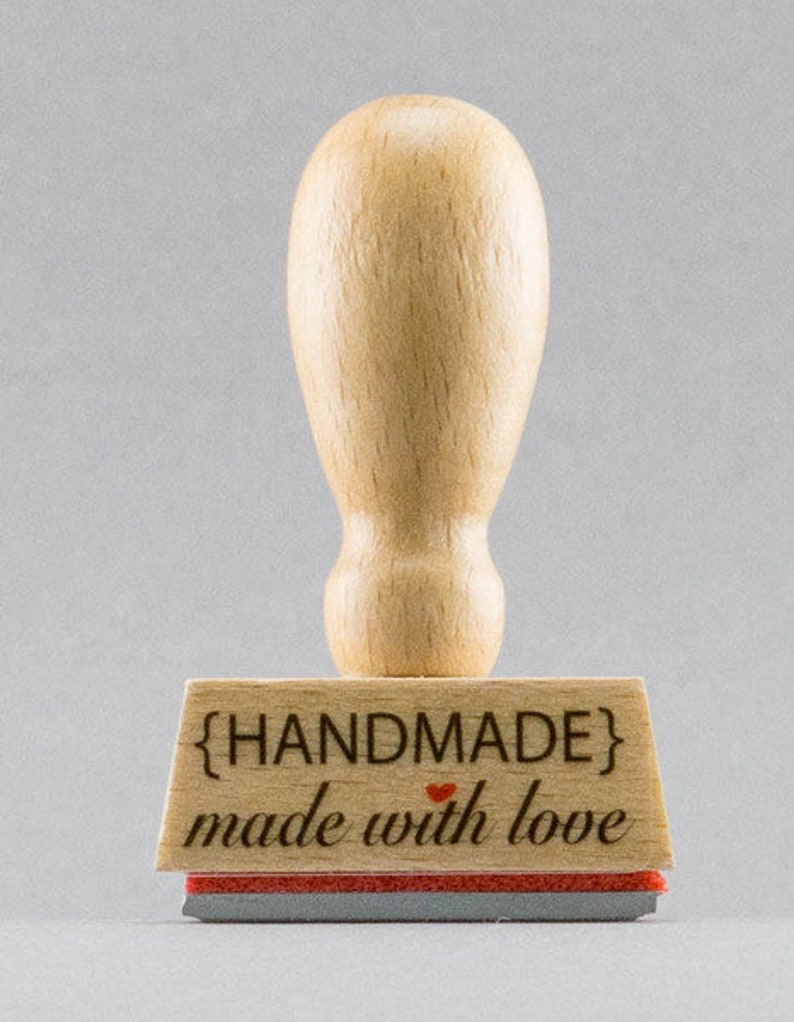 Stempel HANDMADE made with love Bild 1